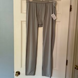 L.L. Bean Men’s Tall No Fly Zone Base Layer Bottom Pants Soft Gray Size XLT NWT
